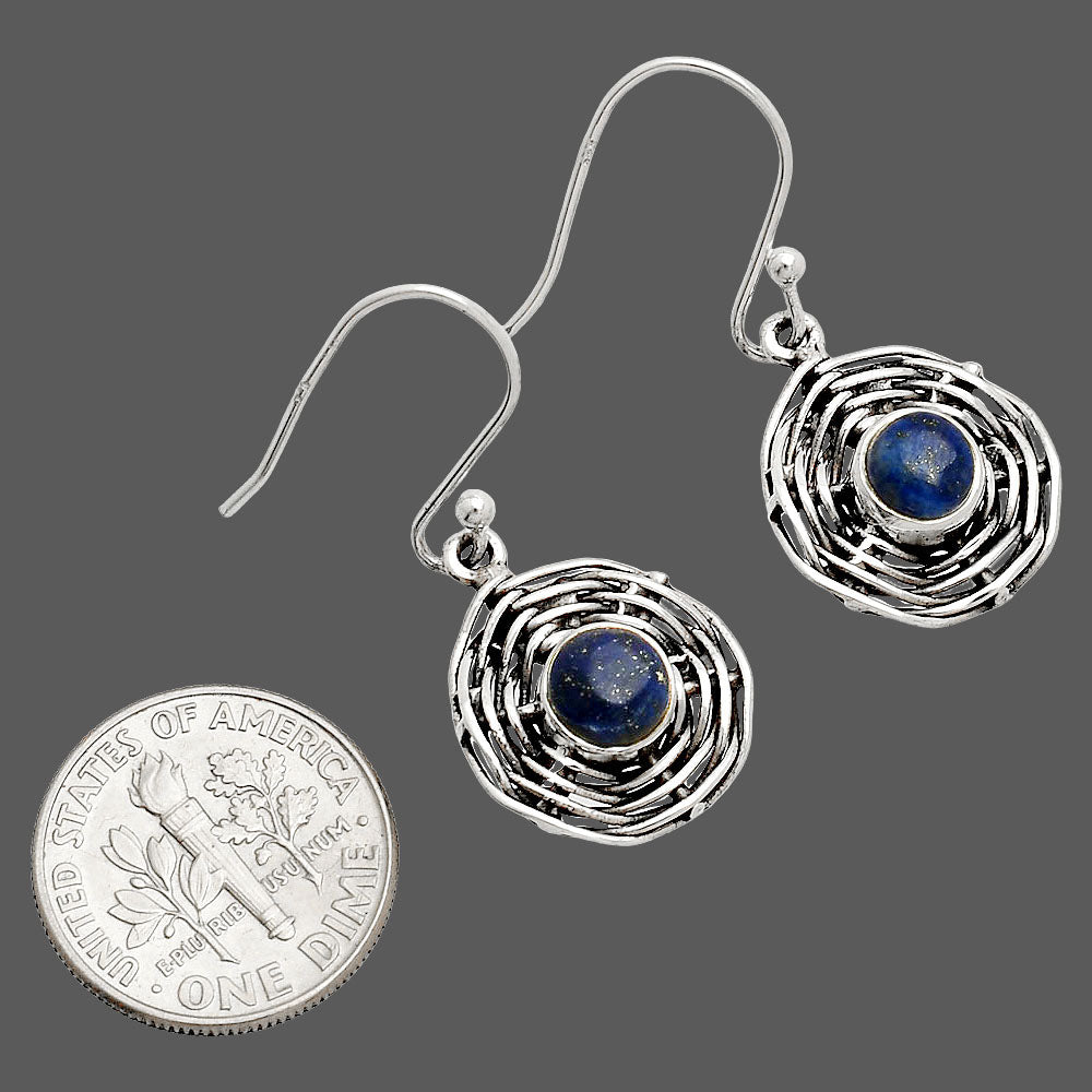 Natural Lapis Lazuli - Afghanistan Earrings E-1222 SDE84261