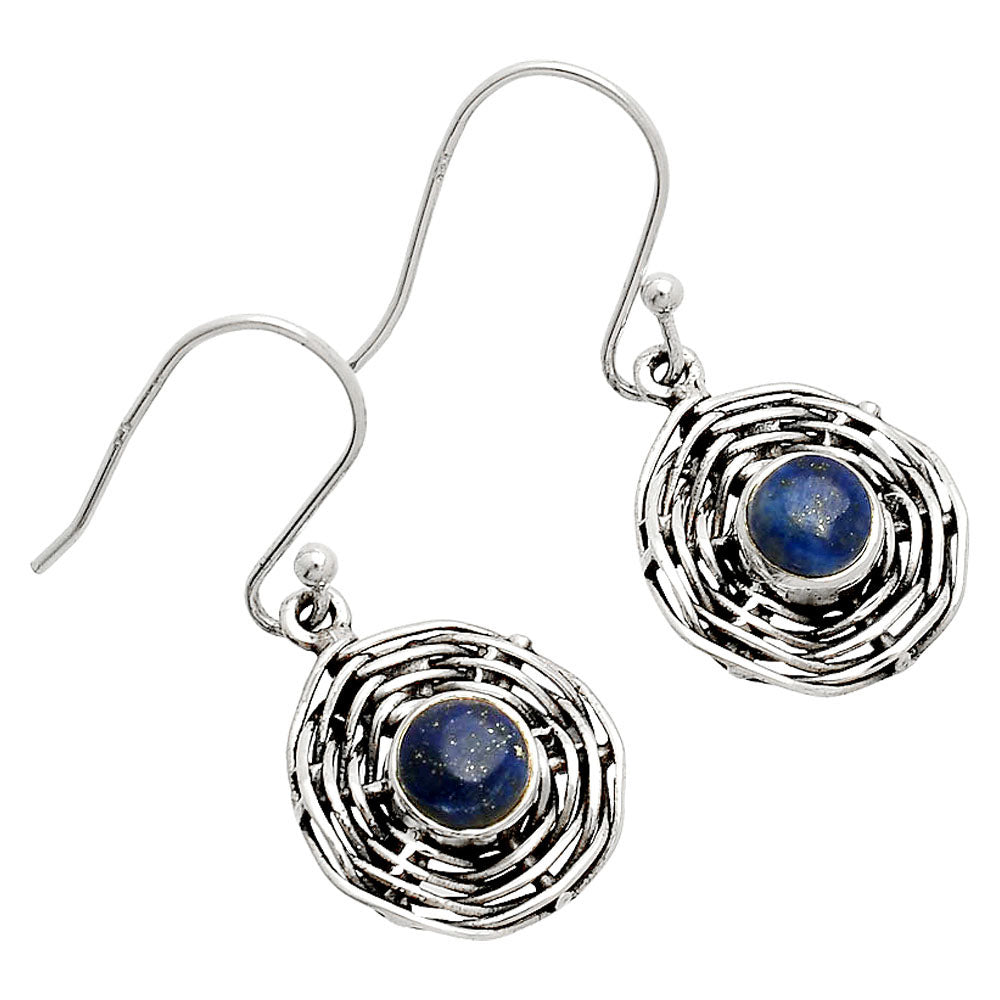 Natural Lapis Lazuli - Afghanistan Earrings E-1222 SDE84261