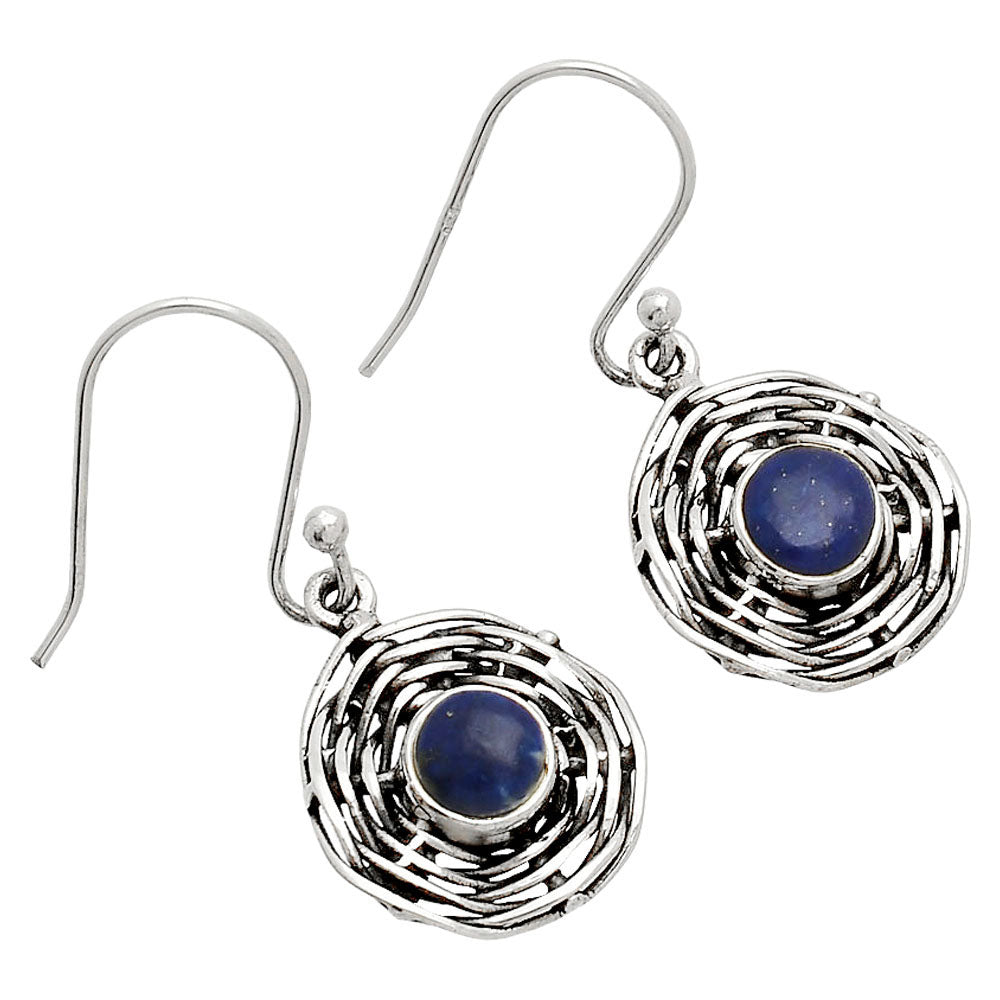Natural Lapis Lazuli - Afghanistan Earrings E-1222 SDE84262