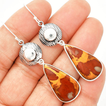 Natural Noreena Jasper Earrings E-1077 SDE84280