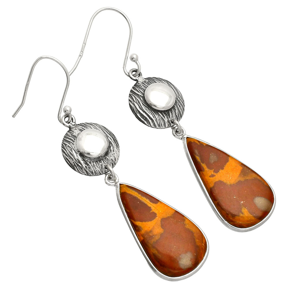 Natural Noreena Jasper Earrings E-1077 SDE84280