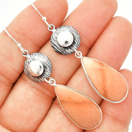 Natural Pink Aventurine Earrings E-1077 SDE84298