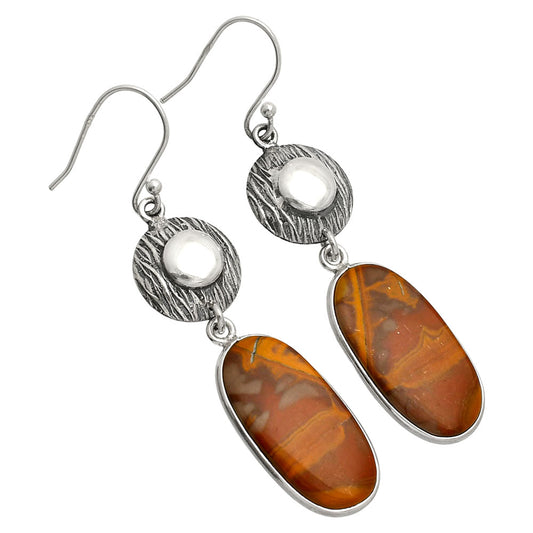 Natural Noreena Jasper Earrings E-1077 SDE84306