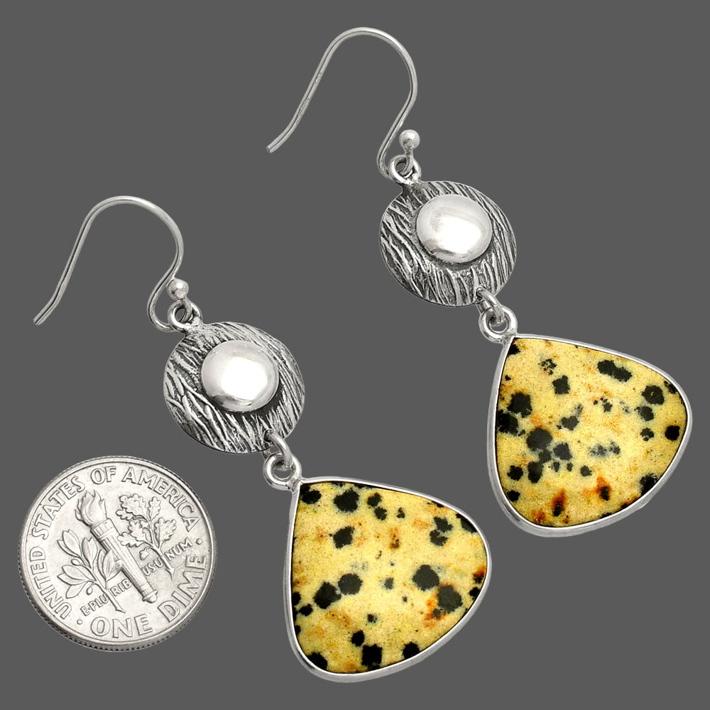 Natural Dalmatian Earrings E-1077 SDE84311