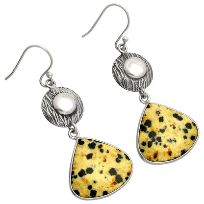 Natural Dalmatian Earrings E-1077 SDE84311