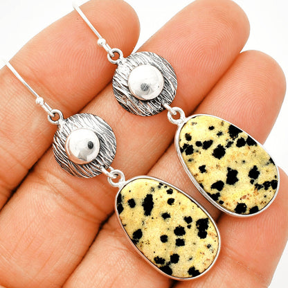 Natural Dalmatian Earrings E-1077 SDE84319