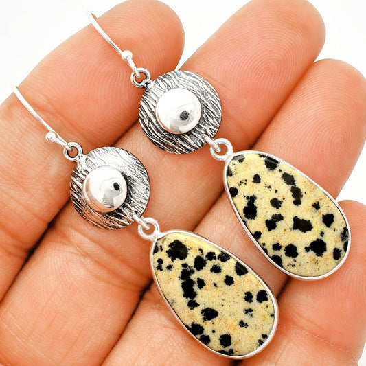 Natural Dalmatian Earrings E-1077 SDE84320