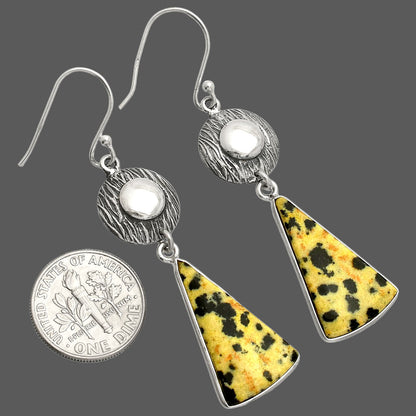 Natural Dalmatian Earrings E-1077 SDE84325