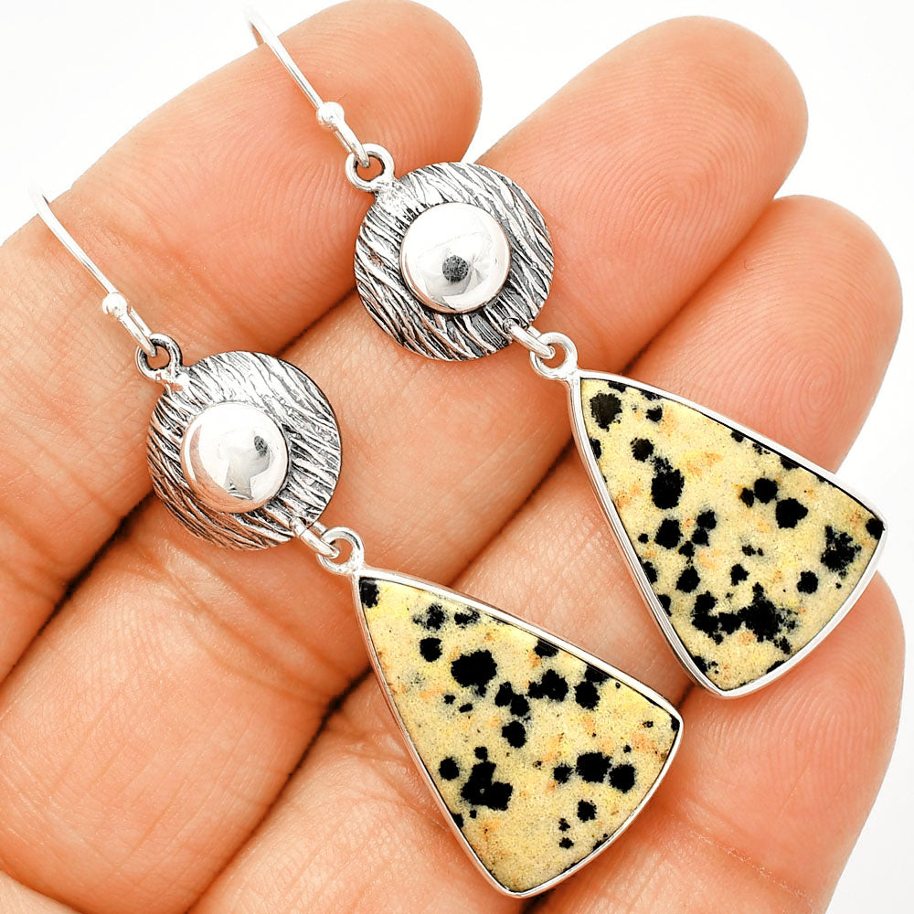 Natural Dalmatian Earrings E-1077 SDE84328