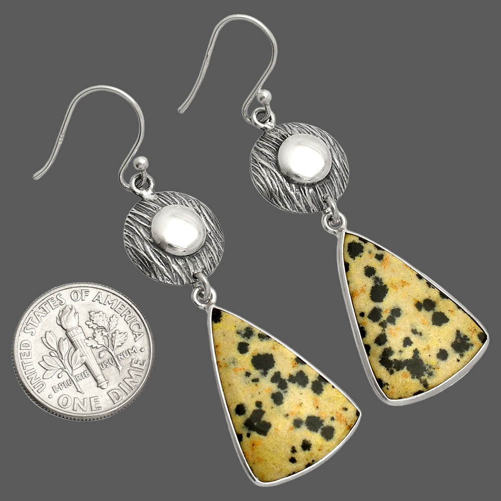 Natural Dalmatian Earrings E-1077 SDE84328