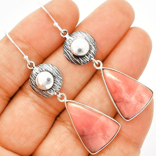 Natural Guava Quartz - Brazil Earrings E-1077 SDE84333