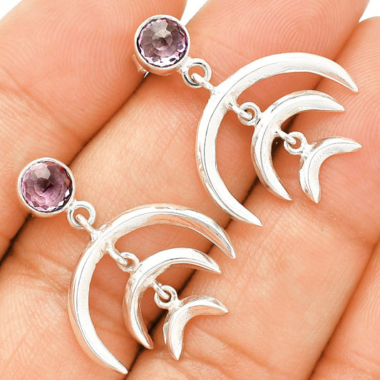 Natural Amethyst - Brazil Earrings E-1249 SDE84347