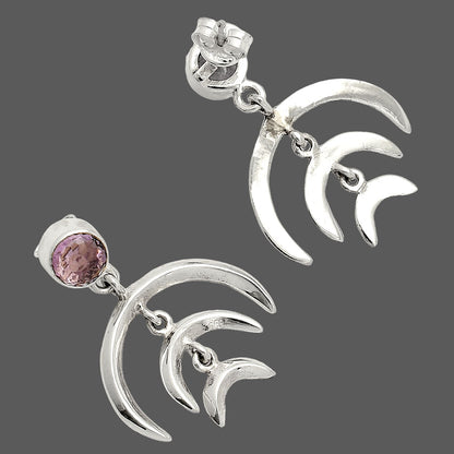 Natural Amethyst - Brazil Earrings E-1249 SDE84347