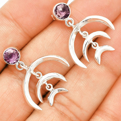 Natural Amethyst - Brazil Earrings E-1249 SDE84348