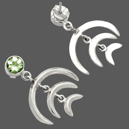 Prasiolite (Green Amethyst) - Brazil Earrings E-1249 SDE84358