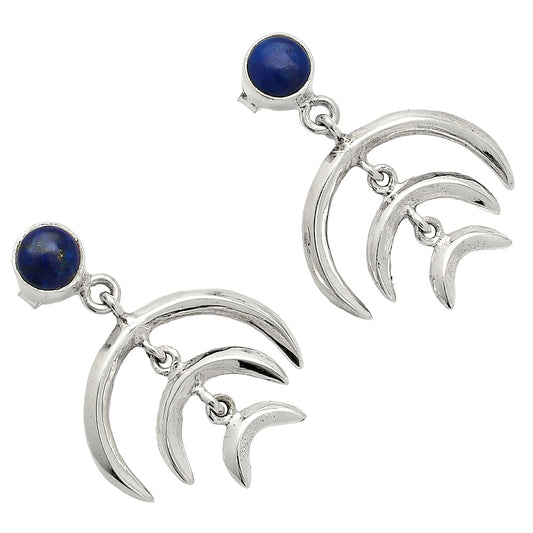 Natural Lapis Lazuli - Afghanistan Earrings E-1249 SDE84365
