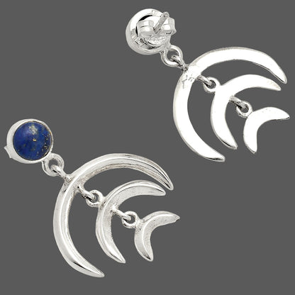 Natural Lapis Lazuli - Afghanistan Earrings E-1249 SDE84367