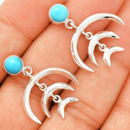 Sleeping Beauty Turquoise - USA Earrings E-1249 SDE84373