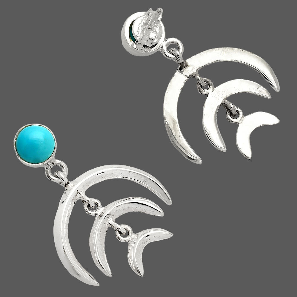 Sleeping Beauty Turquoise - USA Earrings E-1249 SDE84375