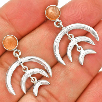 Natural Sunstone - Namibia Earrings E-1249 SDE84377