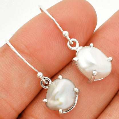 Natural Fresh Water Biwa Pearl Earrings E-1021 SDE84516