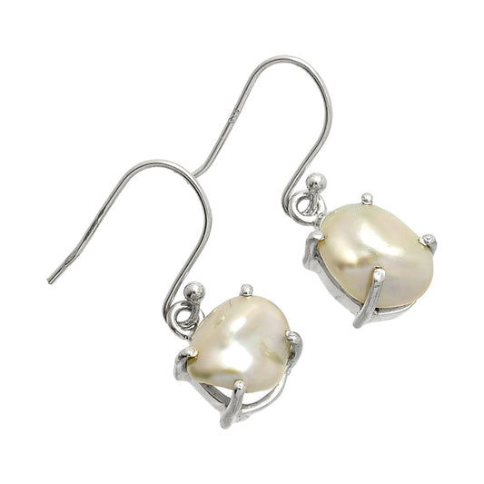 Natural Fresh Water Biwa Pearl Earrings E-1021 SDE84516