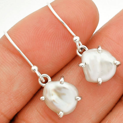 Natural Fresh Water Biwa Pearl Earrings E-1021 SDE84518