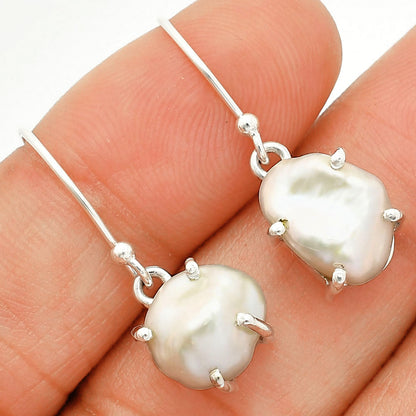 Natural Fresh Water Biwa Pearl Earrings E-1021 SDE84537