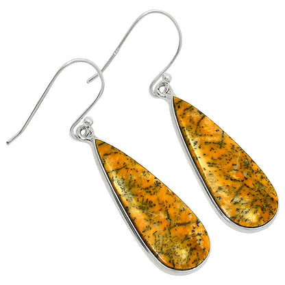 Natural Honey Dendritic Opal Earrings E-1001 SDE84819