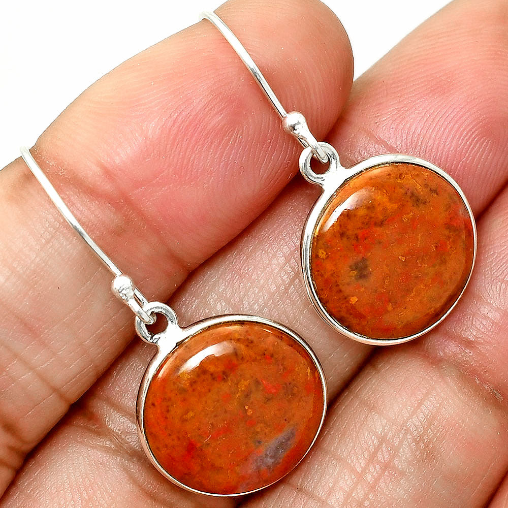 Natural Rare Cady Mountain Agate Earrings E-1001 SDE84825