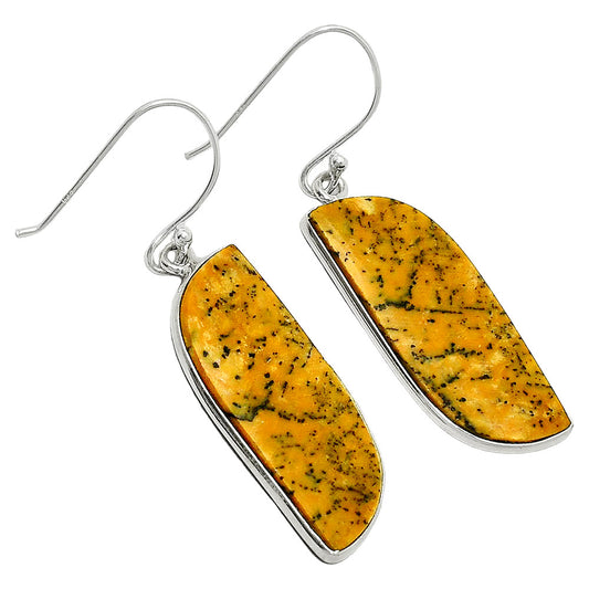 Natural Honey Dendritic Opal Earrings E-1001 SDE84877