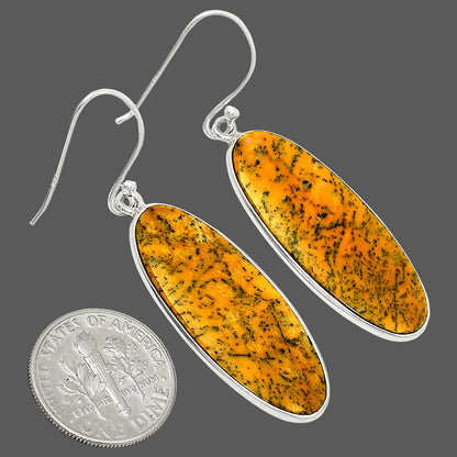 Natural Honey Dendritic Opal Earrings E-1001 SDE84919