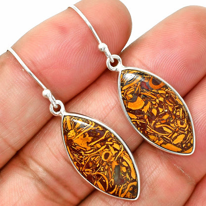 Coquina Fossil Jasper - India Earrings E-1001 SDE84922