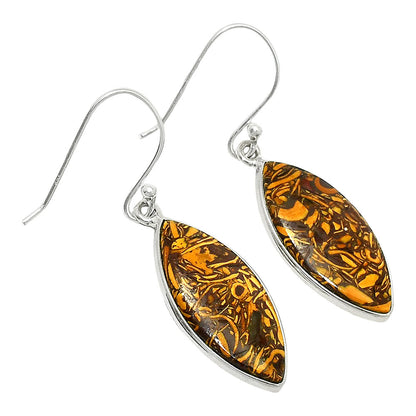 Coquina Fossil Jasper - India Earrings E-1001 SDE84922