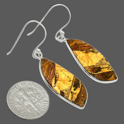 Natural Picture Jasper Earrings E-1001 SDE84924