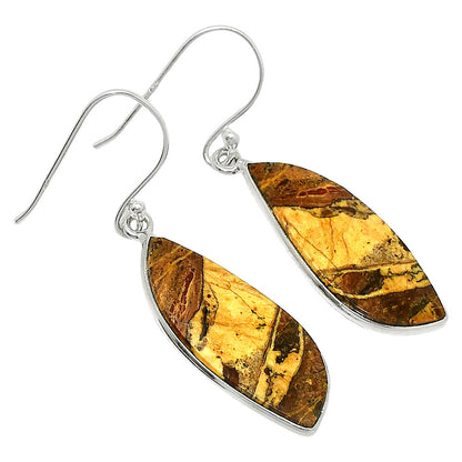 Natural Picture Jasper Earrings E-1001 SDE84924