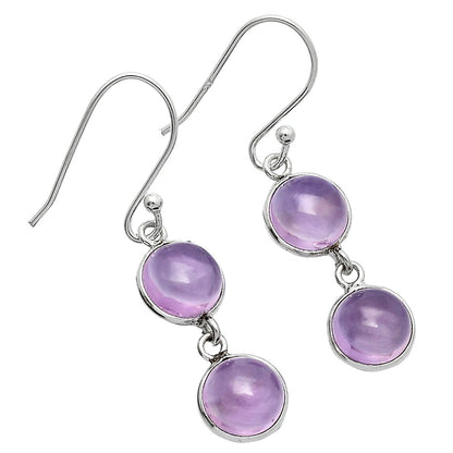 Natural Amethyst Cab - Brazil Earrings E-1006 SDE85299