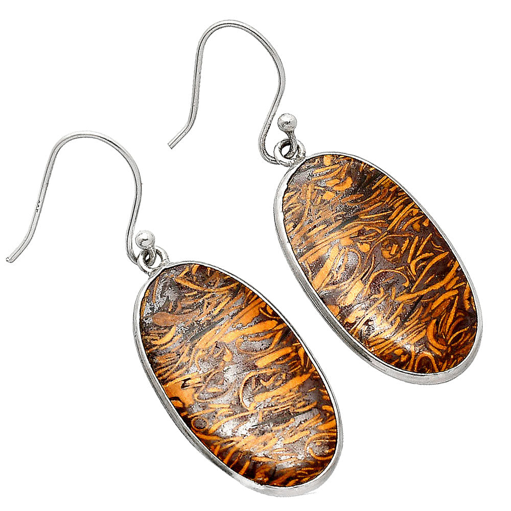 Coquina Fossil Jasper - India Earrings E-1001 SDE85744