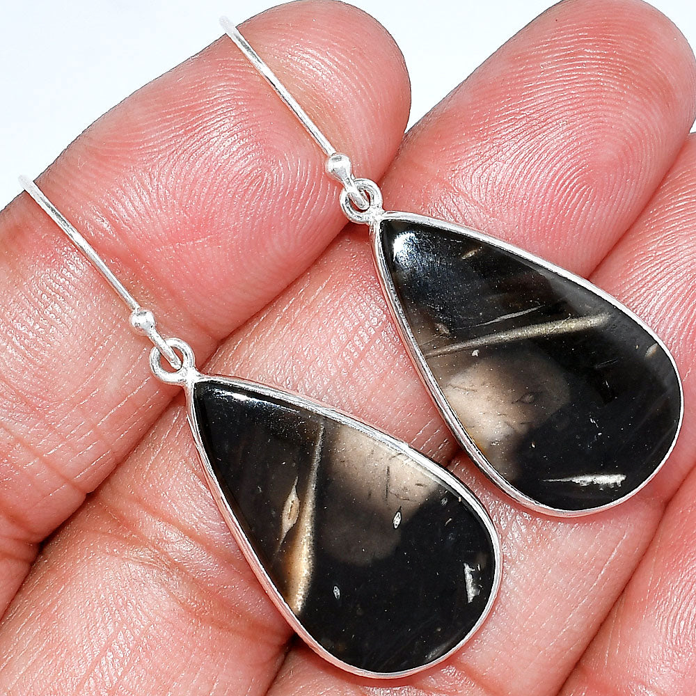 Natural Bat Cave Jasper Earrings E-1001 SDE86038