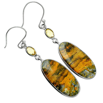 Natural Eclipse & Citrine Earrings E-1002 SDE86049