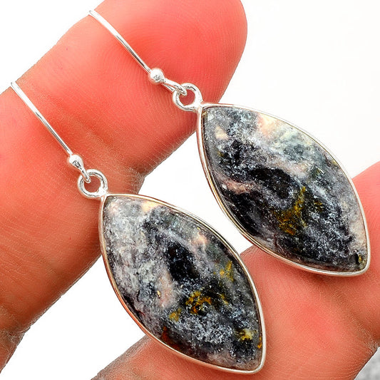 Natural Indian Blanket Jasper Earrings E-1001 SDE86170