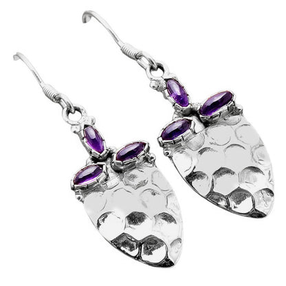 Natural Amethyst - Brazil Earrings SDE86175