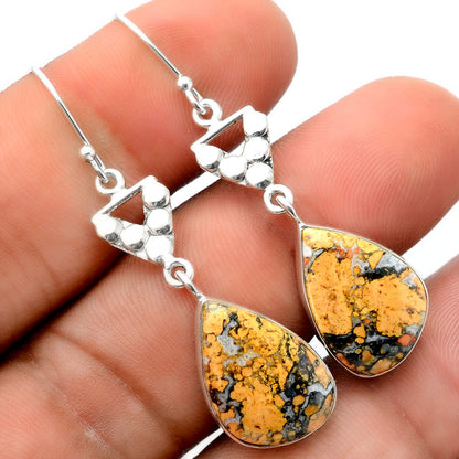 Natural Maligano Jasper - Indonesia Earrings E-1094 SDE86214