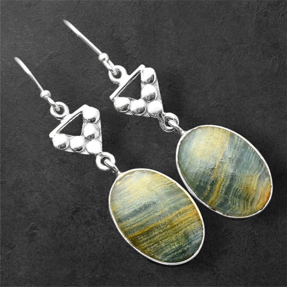 Natural Blue Aragonite Earrings E-1094 SDE86215