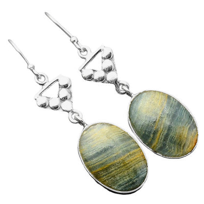Natural Blue Aragonite Earrings E-1094 SDE86215