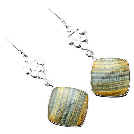 Natural Blue Aragonite Earrings E-1094 SDE86219