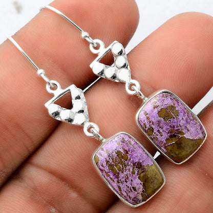 Natural Purpurite - South Africa Earrings E-1094 SDE86220