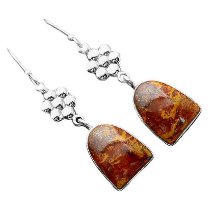 Natural Rare Cady Mountain Agate Earrings E-1094 SDE86234