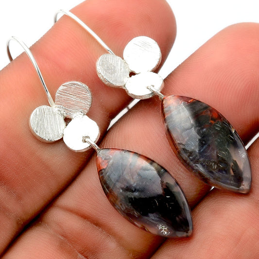 Natural Tube Agate - Turkish Earrings E-1094 SDE86238