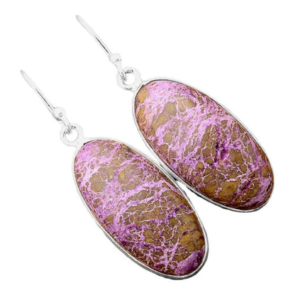 Natural Purpurite - South Africa Earrings E-1001 SDE86292